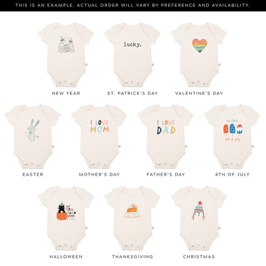 Baby holiday grab bag Finn + Emma