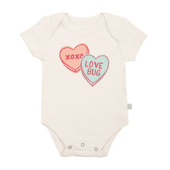 Baby graphic bodysuit | candy hearts finn + emma