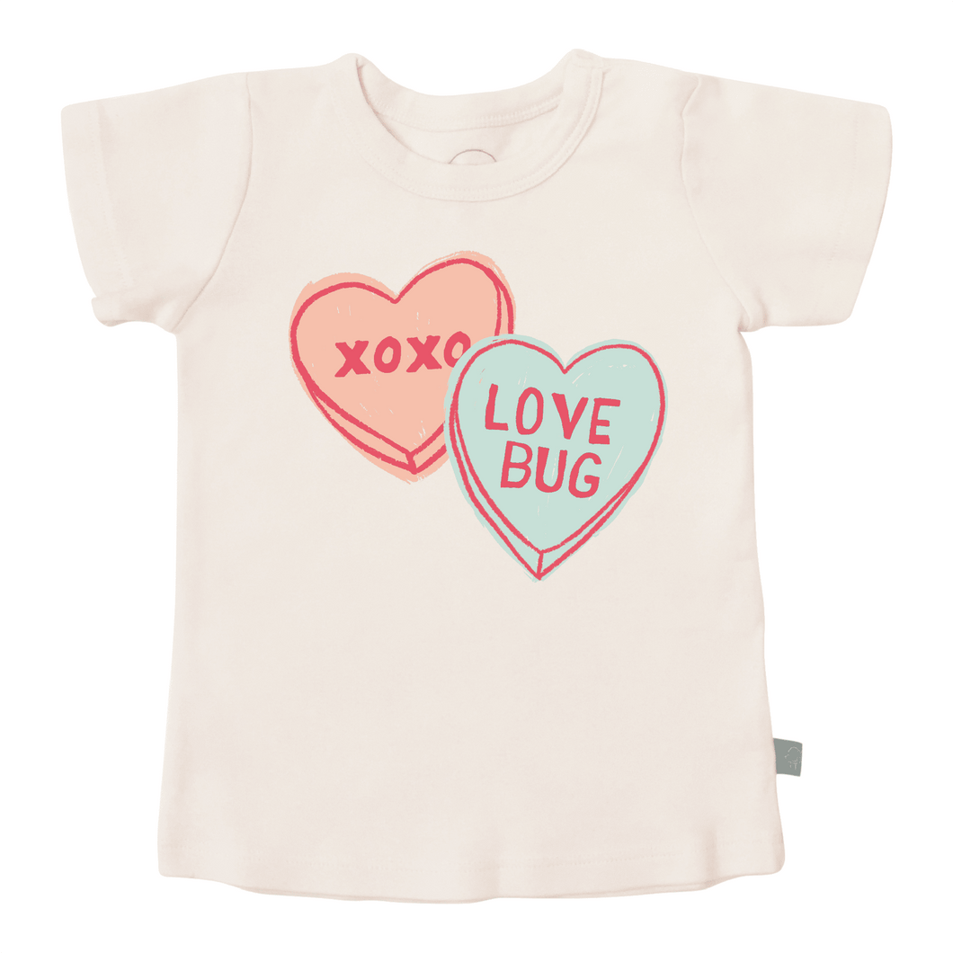 Baby graphic tee | candy hearts finn + emma