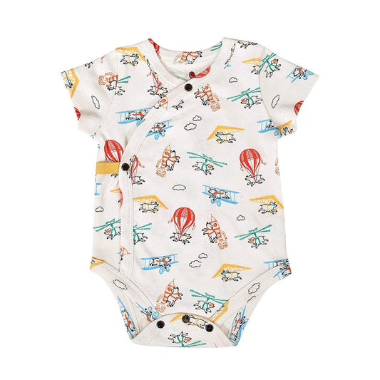 Baby short bodysuit | flying pigs finn + emma