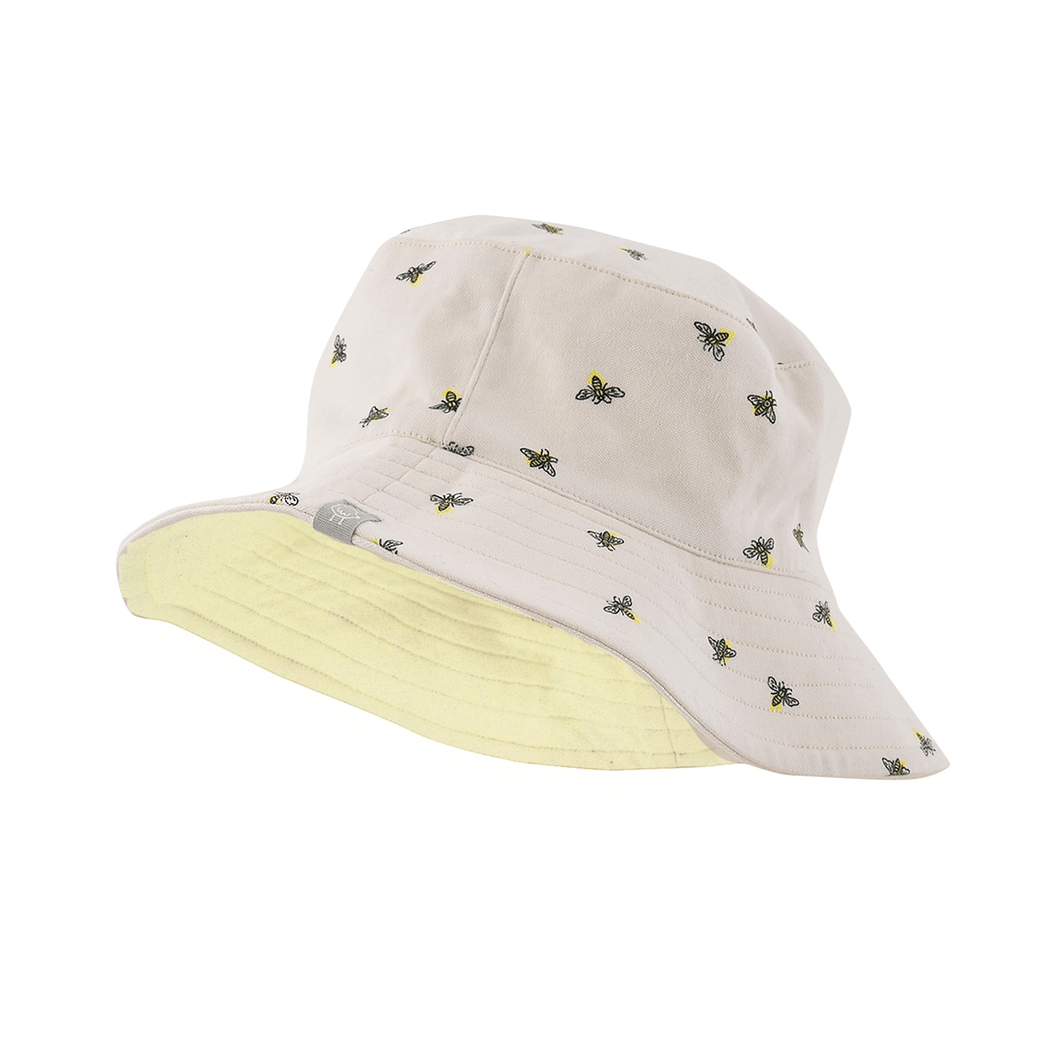 Baby reversible bucket hat | busy bees finn + emma