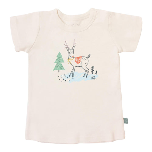 Baby graphic tee | christmas deer finn + emma