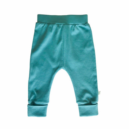 Baby cuffed pants | vintage aqua finn + emma
