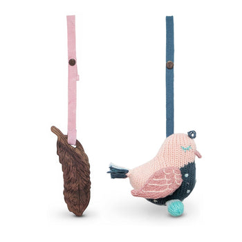 Baby 2 pc. stroller toys | stella & feather finn + emma