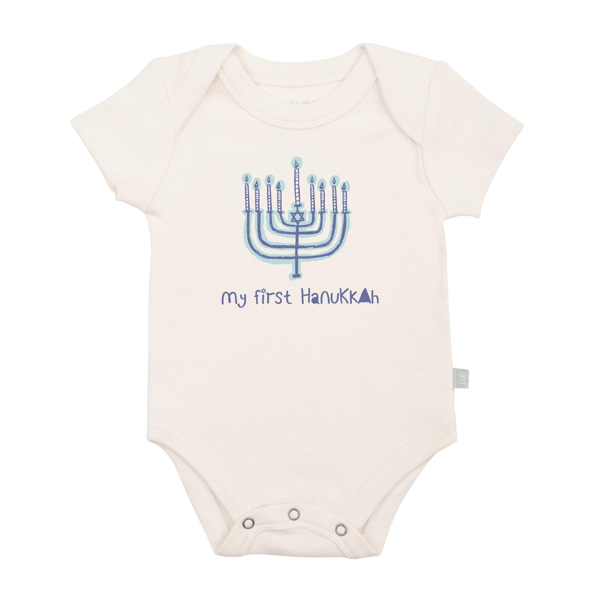 Baby Lap Bodysuit - 1st Hanukkah