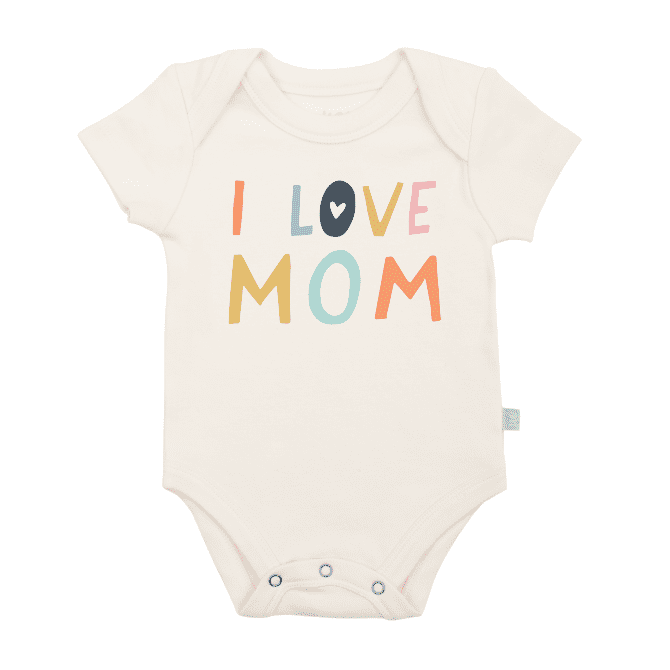 Baby graphic bodysuit | love mom finn + emma