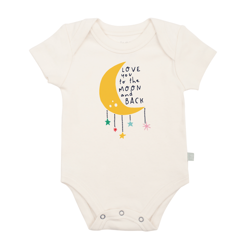 Baby graphic bodysuit | moon and back finn + emma