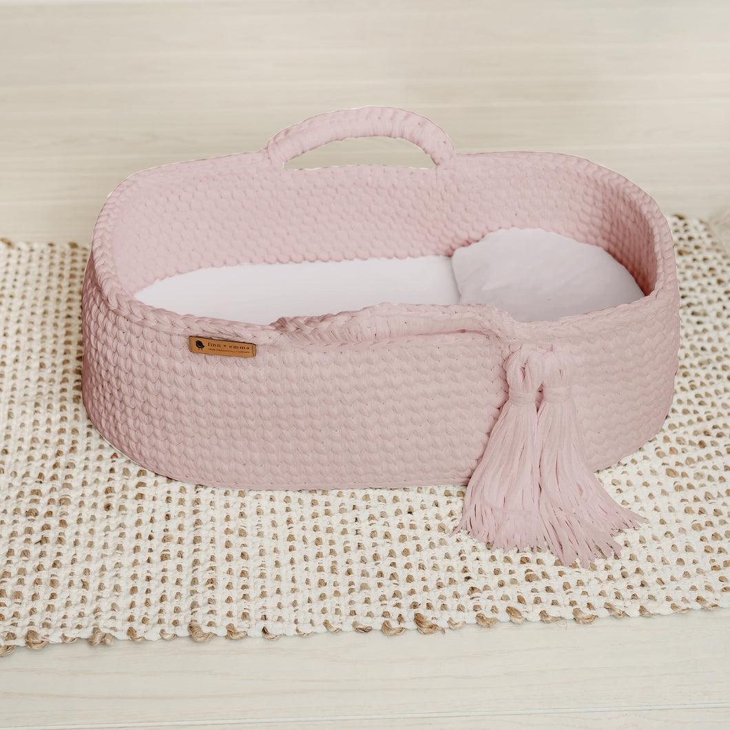 Baby Carry Cot | Pink Finn + Emma