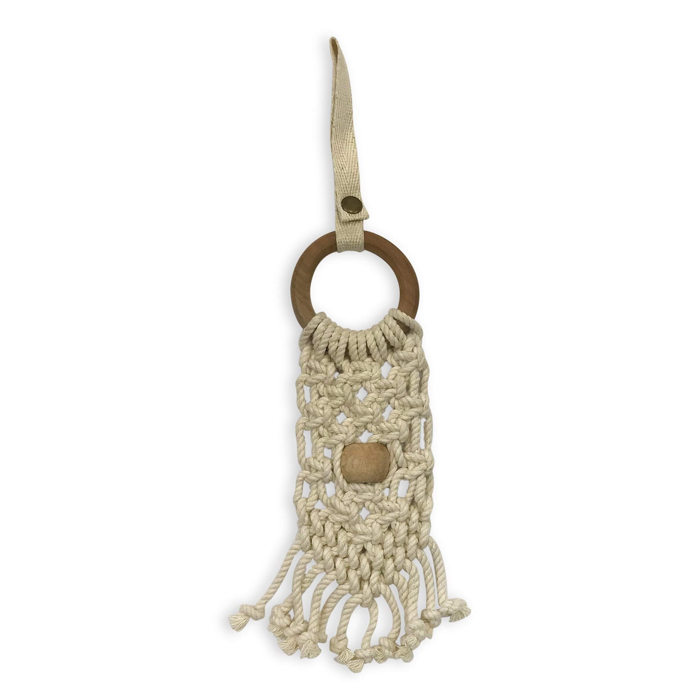 All-In-One Toy - Macrame Mesh & Bead