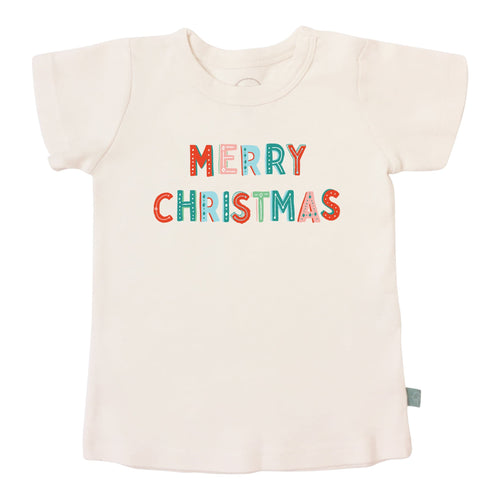 Baby graphic tee | merry christmas finn + emma