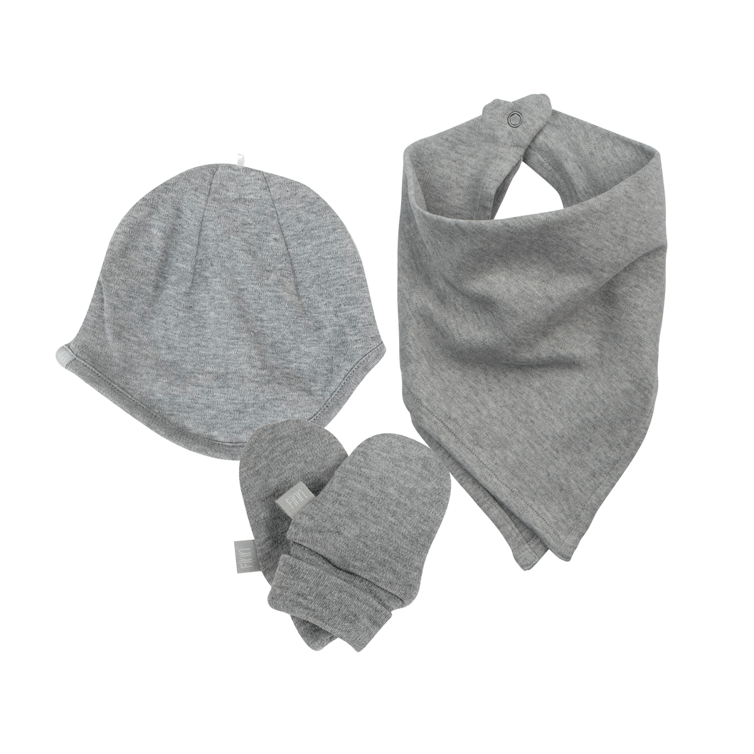 Baby newborn accessory gift set | heather grey finn + emma