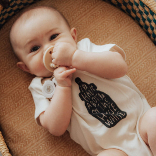 Baby graphic bodysuit | house white finn + emma