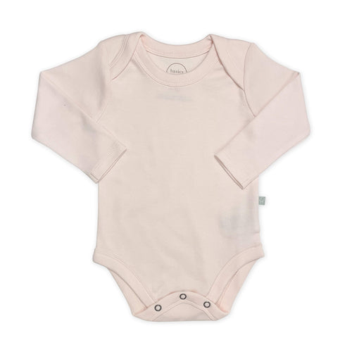 Baby basics long bodysuit | pink finn + emma