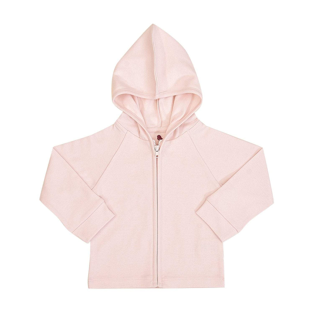Baby hoodie | pink finn + emma