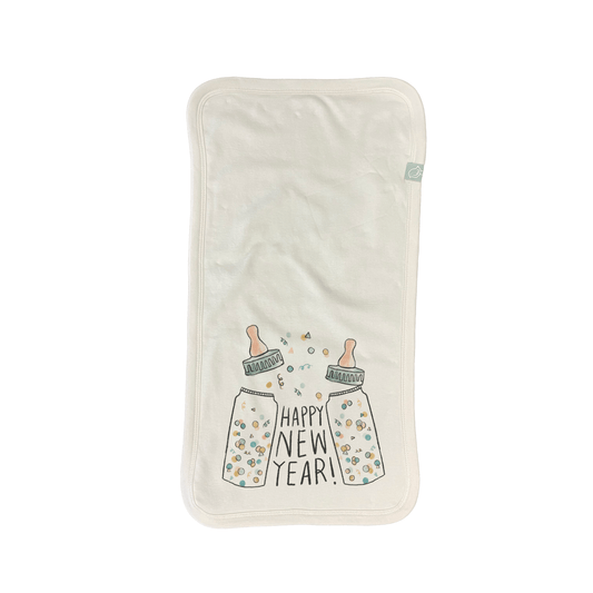 Baby burp cloth | poppin bottles finn + emma