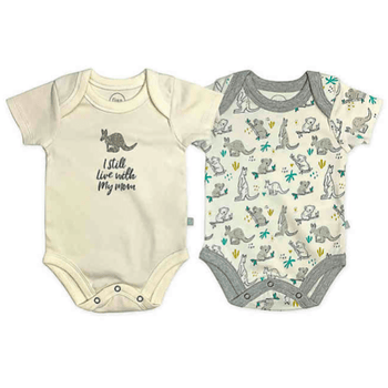 Baby 2 pc. bodysuit | kangaroo & koala finn + emma