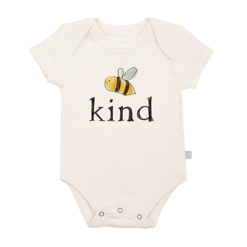 Baby graphic bodysuit | bumble bee kind finn + emma