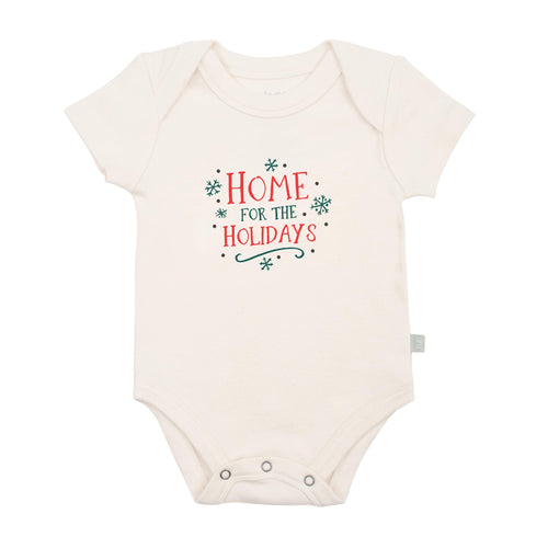 Baby graphic bodysuit | home for the holidays finn + emma