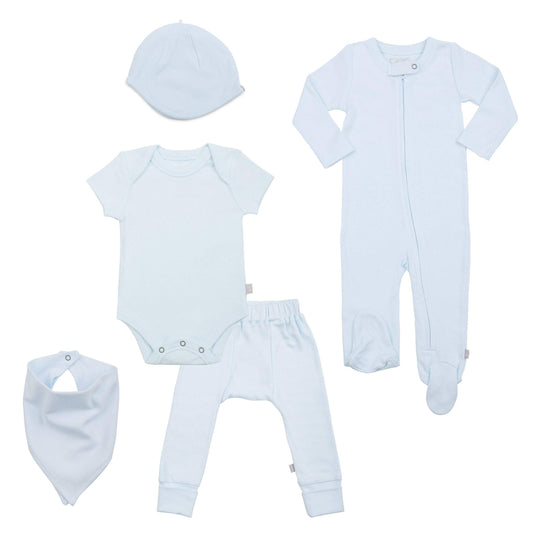 Baby basics bundle set | light blue finn + emma