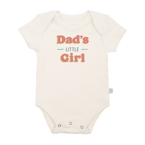 Baby graphic bodysuit | dads little girl finn + emma