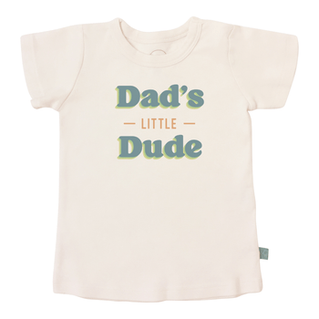 Baby graphic tee | dads little dude finn + emma