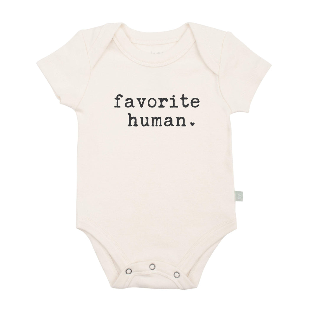 Baby graphic bodysuit | favorite human finn + emma