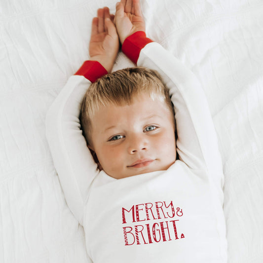 Baby pajamas | merry and bright finn + emma