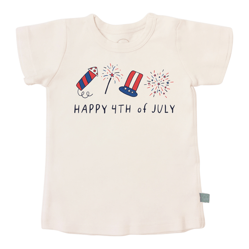 Baby graphic tee | happy 4th of july finn + emma