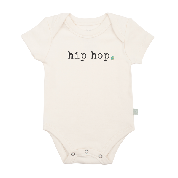 Baby Graphic Bodysuit Hip Hop 100% Organic – Finn Emma