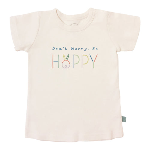 Baby graphic tee | don't worry be hoppy finn + emma