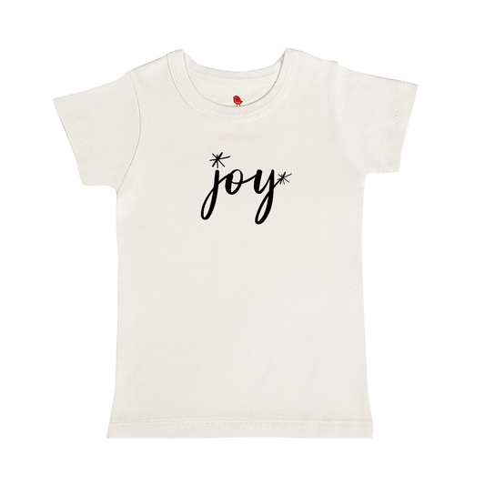 Baby graphic tee | joy black finn + emma