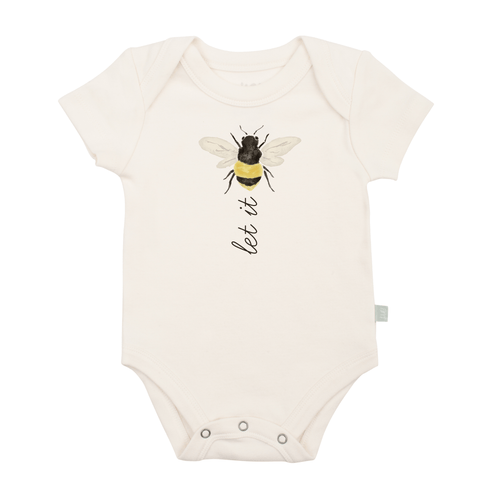 Baby graphic bodysuit | let it bee finn + emma