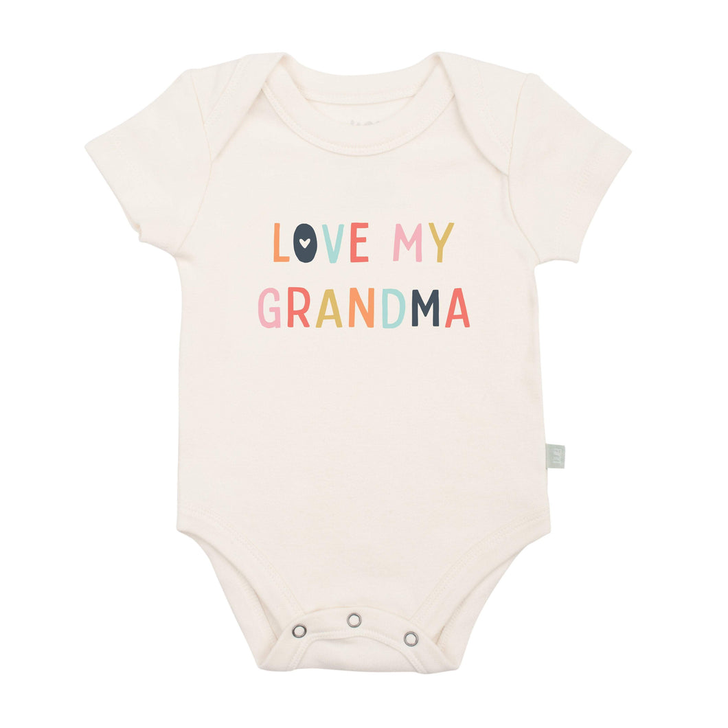 Baby graphic bodysuit | love grandma Finn + Emma