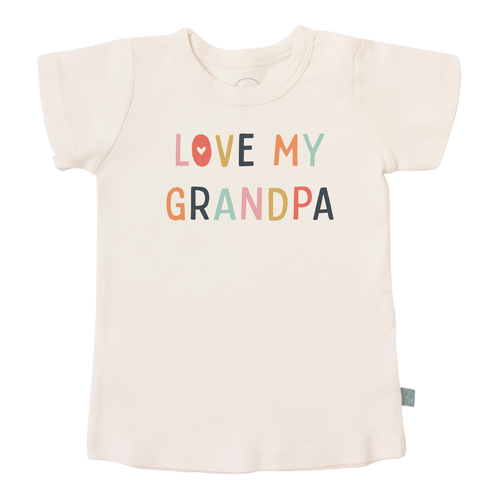 Baby graphic tee | love grandpa finn + emma