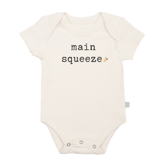 Baby graphic bodysuit | main squeeze finn + emma