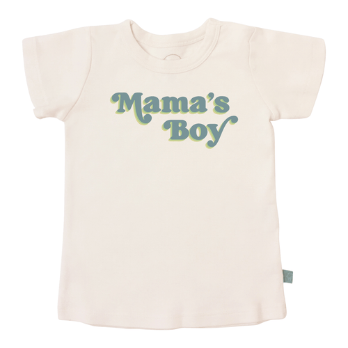 Baby graphic tee | mamas boy finn + emma