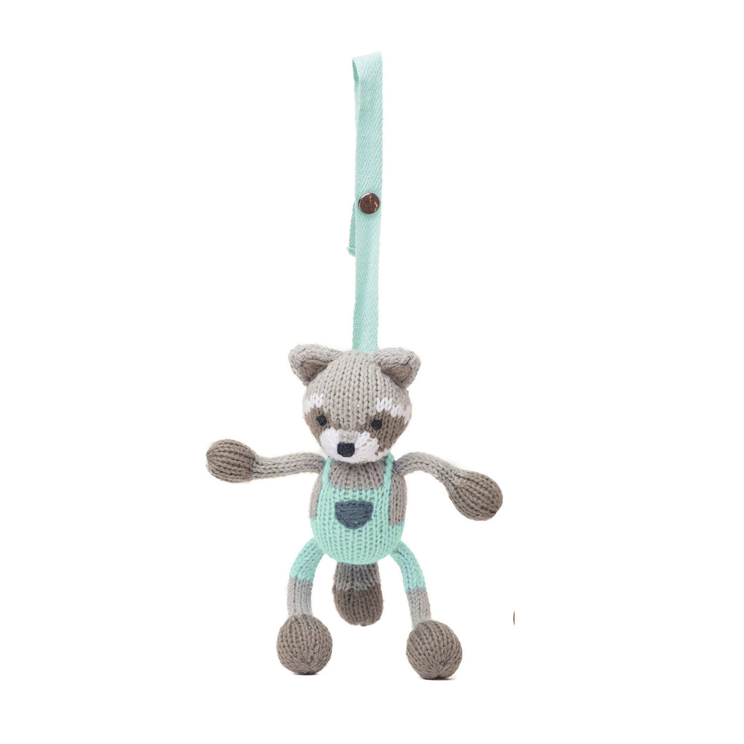 Baby knit stroller toy | Ramsay the raccoon finn + emma