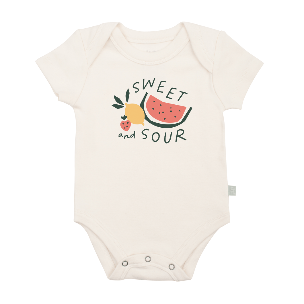 Baby graphic bodysuit | sweet and sour finn + emma