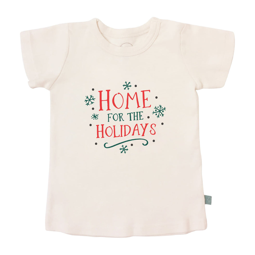 Baby graphic tee | home for the holidays finn + emma