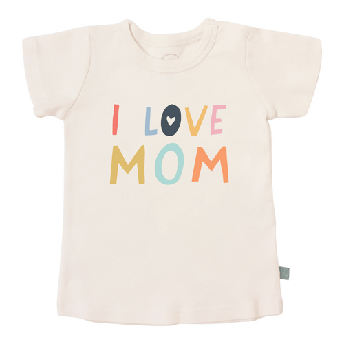 Baby graphic tee | love mom finn + emma