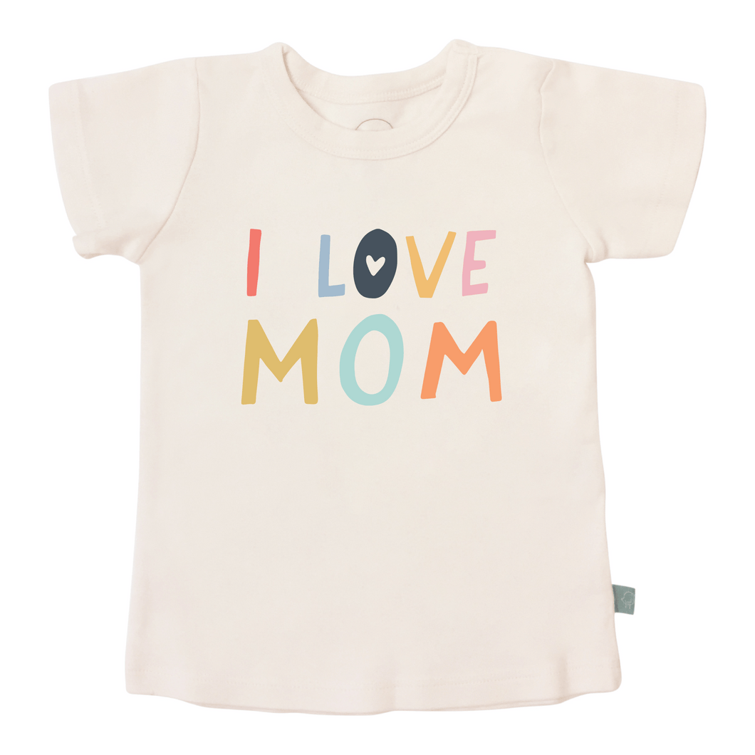 Baby graphic tee | love mom finn + emma