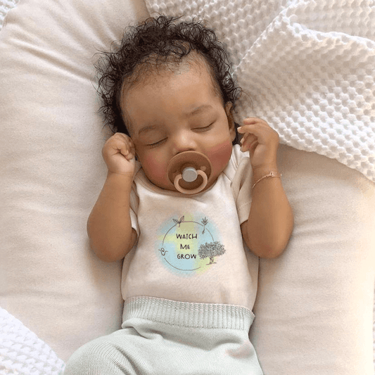 Baby graphic bodysuit | watch me grow finn + emma