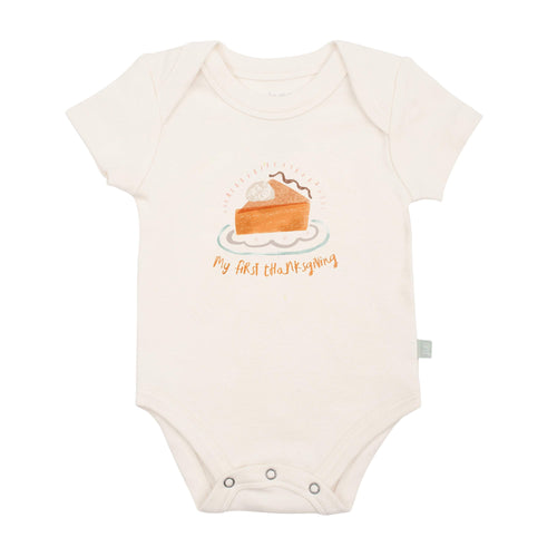 Baby graphic bodysuit | thanksgiving pie finn + emma