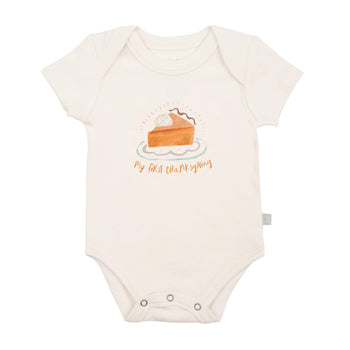 Baby graphic bodysuit | thanksgiving pie finn + emma